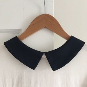 Zara Peter Pan Collar Satin Effect Shirt XS